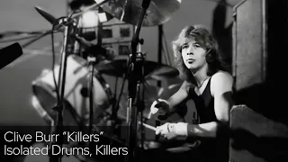 Clive Burr "Killers" Isolated Drums