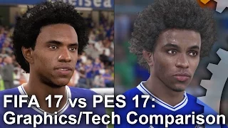 FIFA 17 vs Pro Evolution Soccer 2017 Graphics Comparison