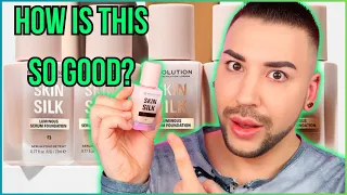 $14 Foundation Is BETTER Than High End!? | Makeup Revolution Skin Silk