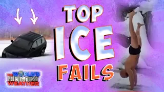 Top Ice Fails - People Falling Through Ice