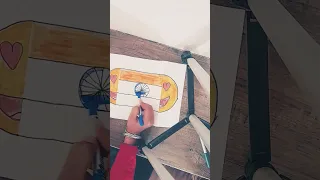 Flag for India Emoji ll Doms brush pen drawing 😍 ll # shorts # youtube Jay Hind