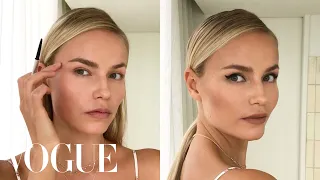 Supermodel Natasha Poly's 3-Step Perfect Cat-Eye | Beauty Secrets | Vogue