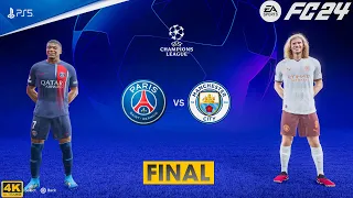 FC 24 - Manchester City Vs PSG - Champions League Final 23/24 | PS5™ [4K60]