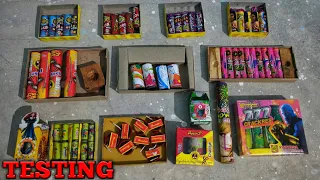 Crackers Testing || Diwali Crackers Testing || CG KE EXPERIMENT ||