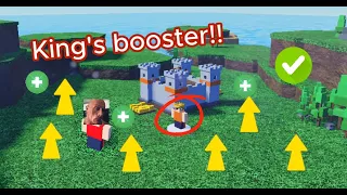 King's booster - Medieval RTS Roblox ✅