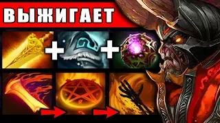 ДУМ через РАДИК - ООООЧЕНЬ МНОГО УРОНА  vs PHANTOM LANCER DOOM DOTA 2