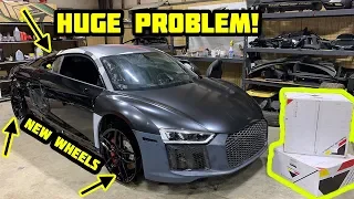 Rebuilding a Wrecked 2018 Audi R8 Part 7