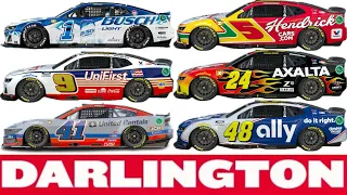 NASCAR Cup Series Darlington Throwbacks 2024 Paint Scheme Preview