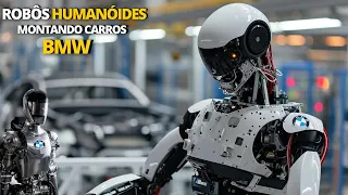 BMW contratou robôs humanoides para trabalhar em fabricas | Óculos com IA no estilo homen de ferro