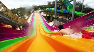 Taumata Racer water slide POV at Aquatica San Antonio