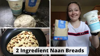 Super Easy 2 Ingredient Naan Breads!