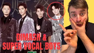 ¿DIMASH LES SUPERA?🤔 DIMASH & Super Vocal Boys | Queen Medley | Director de Coro Reacción