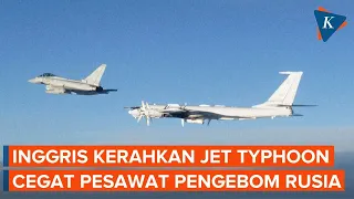 Pesawat Pengebom Rusia Lewat, RAF Inggris Kerahkan Jet Tempur Typhoon