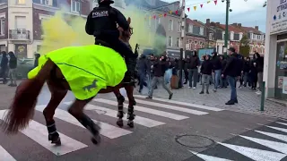 Grosse bagarre entre supporters avant le match entre Lens et le PSV Eindhoven