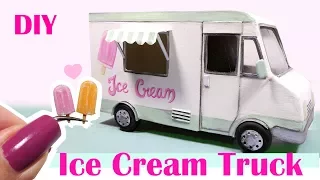 Miniature Ice Cream Truck Tutorial // Dolls/Dollhouse
