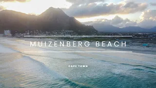 A Cape Town Sunset At Muizenberg Beach in 4k