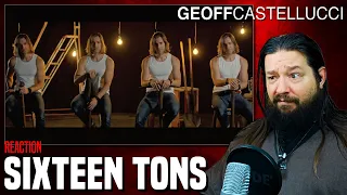 Reaction to the Low Bass Cover of "Sixteen Tons" by Geoff Castellucci! 🎶🔥