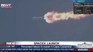 FULL: SpaceX Launch And Landing of Falcon 9 Rocket in Florida (FNN)