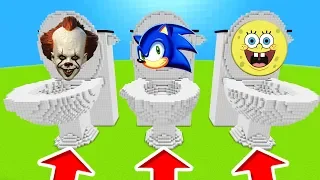 Minecraft PE : DO NOT CHOOSE THE WRONG TOILET! (Pennywise, Sonic, Spongebob & Bendy)