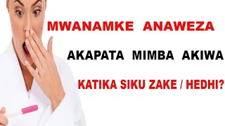 MWANAMKE ANAWEZA AKAPATA MIMBA AKIWA KATIKA SIKU ZAKE AU AKIWA ANATOKA DAMU YA HEDHI?