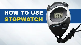 How to Use a Kadio Stopwatch