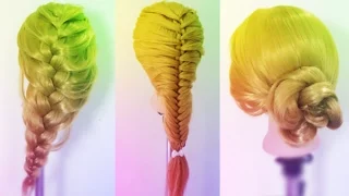 Свадебная прическа,вечерняя,прическа на выпускной.The most beautiful hairstyle tutorial