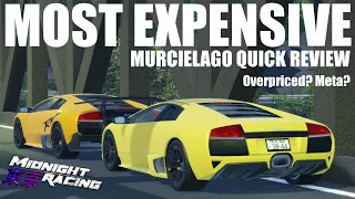 Most expensive car ever added! The new Lamborghini Murcielago quick review in Midnight Racing Tokyo!