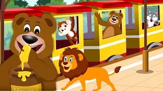 Wild Animal Express | Kids Learning & Nursery Rhymes Songs for Kids