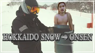 HOKKAIDO SKI-RESORT AND "ONSEN" / SNOWBOARD HOT-SPRING TRIP JAPAN!!