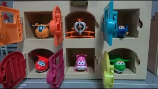 Super Wings Airplane Garage Toys Play 슈퍼윙스 비행기 차고지 장난감 놀이