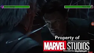 Iron Man And Doctor Strange And Spider Man Vs Ebony Maw