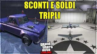 SCONTI E SOLDI TRIPLI AGGIORNAMENTO SETTIMANALE GTA ONLINE ITA