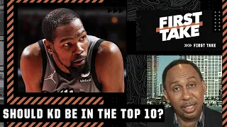 Stephen A. wants Kevin Durant in the Top 10 player of all-time 👀 | First Take