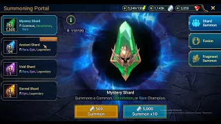 50 ancient 1 void 2 sacreed shards opening. Raid: Shadow Legends #raid #raidshadowlegends