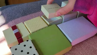 ASMR w/ my tiny box collection LOL tapping, lid sounds, overexplaining