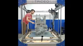 3D Printing Timelapse - 1 meter high