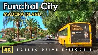 Funchal, Madeira - 4K City Drive | Discovering Funchal from a Car Window