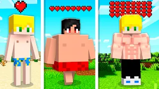 ME TRANSFORMEI a CADA CORAÇÃO no minecraft