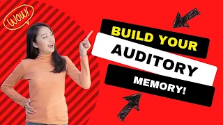 Auditory Memory Exercise- do this to improve your auditory memory! #memory #memorychallenge