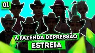 1º EP - A FAZENDA DEPRESSÃO: CONHEÇA OS PARTICIPANTES DO REALITY | Diva Depressão