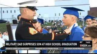 Marine Surprises His Son At Graduation!