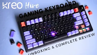 Kreo Hive Mechanical Gaming Keyboard Unboxing & Review | Best Mechanical Keyboard Under 3000