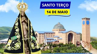 SANTO TERÇO DE APARECIDA DE HOJE - 14/05/2024 | MISTÉRIOS DOLOROSOS | DIA DE SÃO MATIAS APÓSTOLO