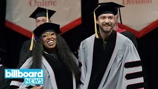 Justin Timberlake and Missy Elliot Given Honorary Doctorates by Berklee | Billboard News