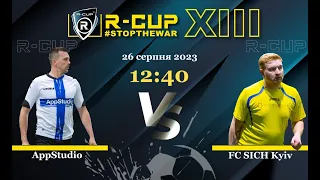 AppStudio 3-4 FC SICH Kyiv  R-CUP XIII (Регулярний футбольний турнір в м. Києві)