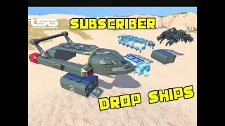 Space Engineers - Outpod Subscriber Creations Drop Ships