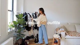 CASUAL FALL OUTFITS 🍁 | 15 fall outfits lookbook