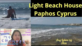 Paphos Cyprus Light House Beach.