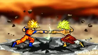 Goku vs Broly Part 1 (Reupload)