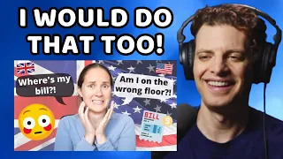 American Reacts to Embarrassing Mistakes I Made In The UK